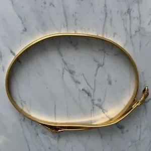 Accessories | Serpent Omega Chain Snake Belt Vintage Gold 
